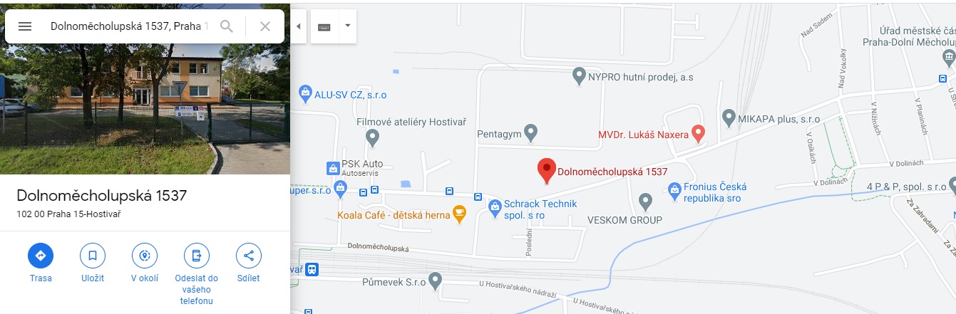 mapa Google